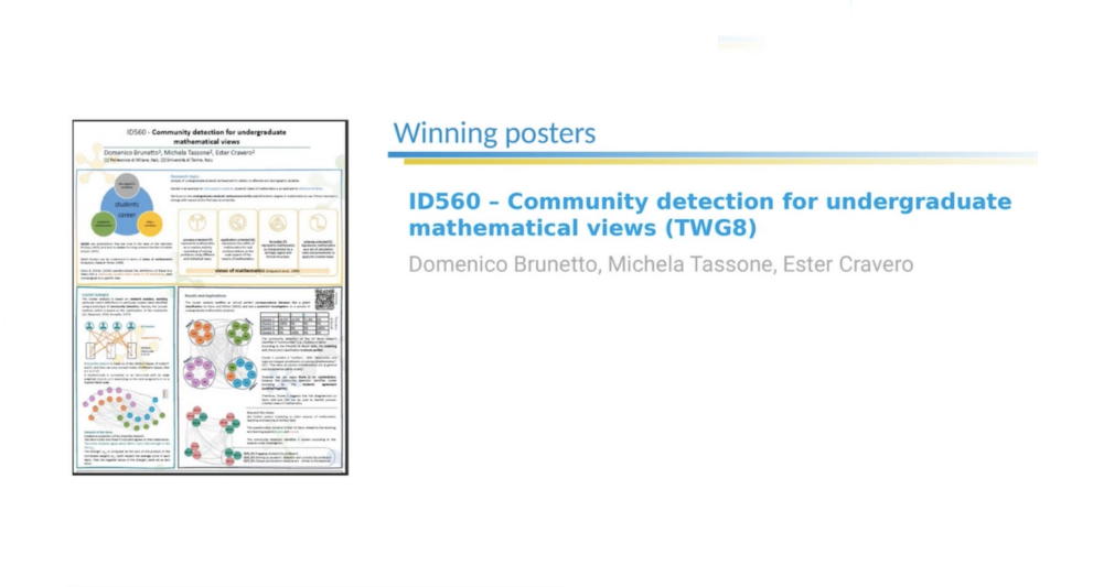 CERME12 conference best poster