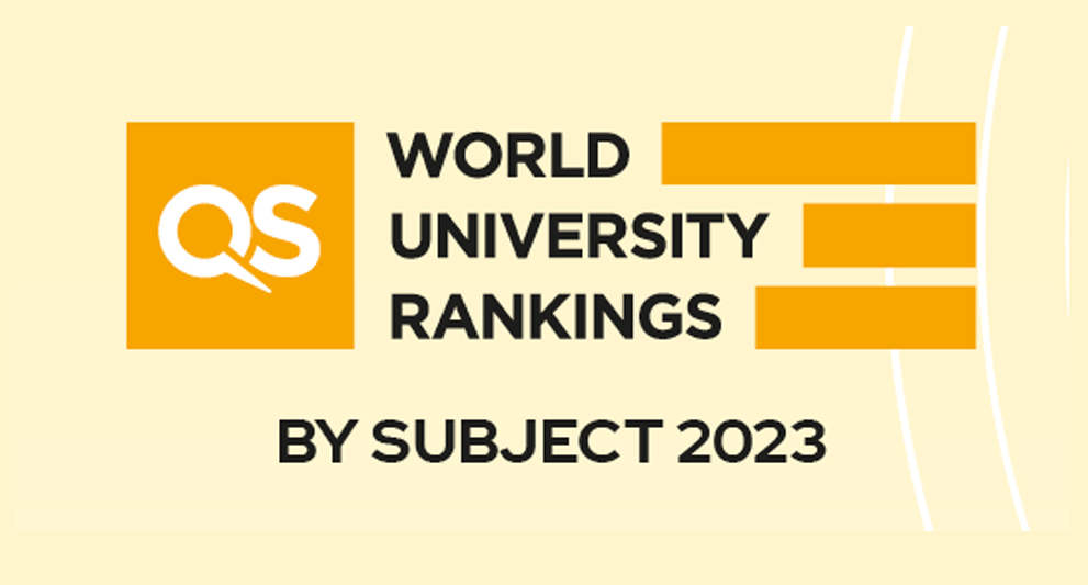 QS World University Rankings by Subject 2023