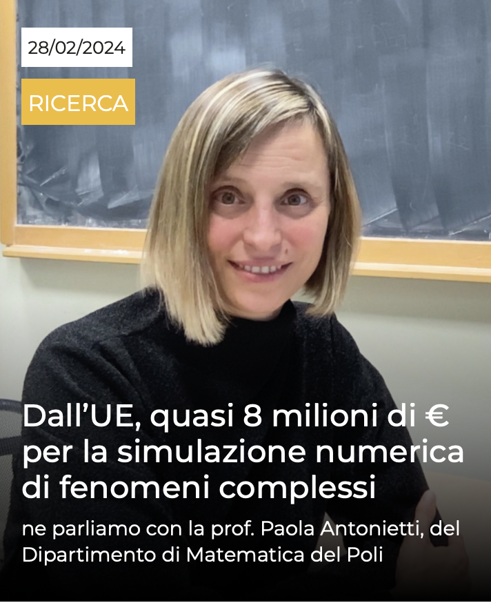 Alumni Politecnico di Milano – Intervista a Paola Antonietti