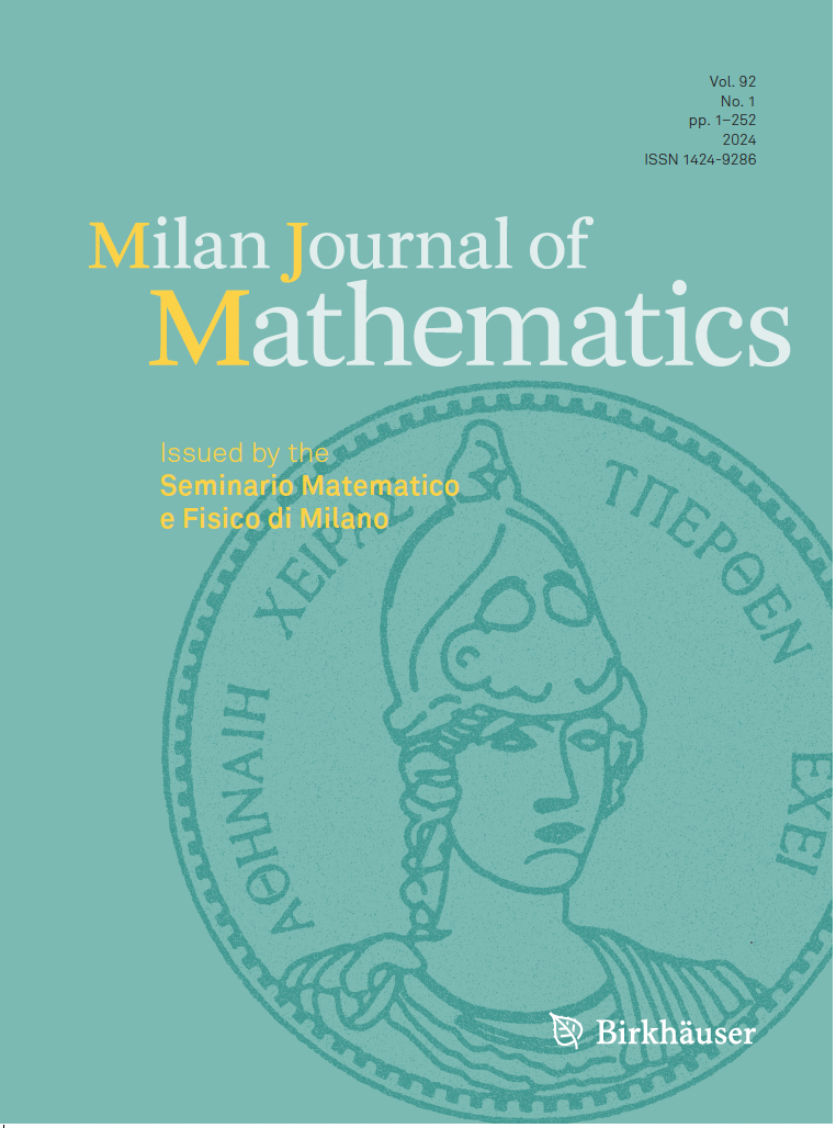 Milan Journal of Mathematics