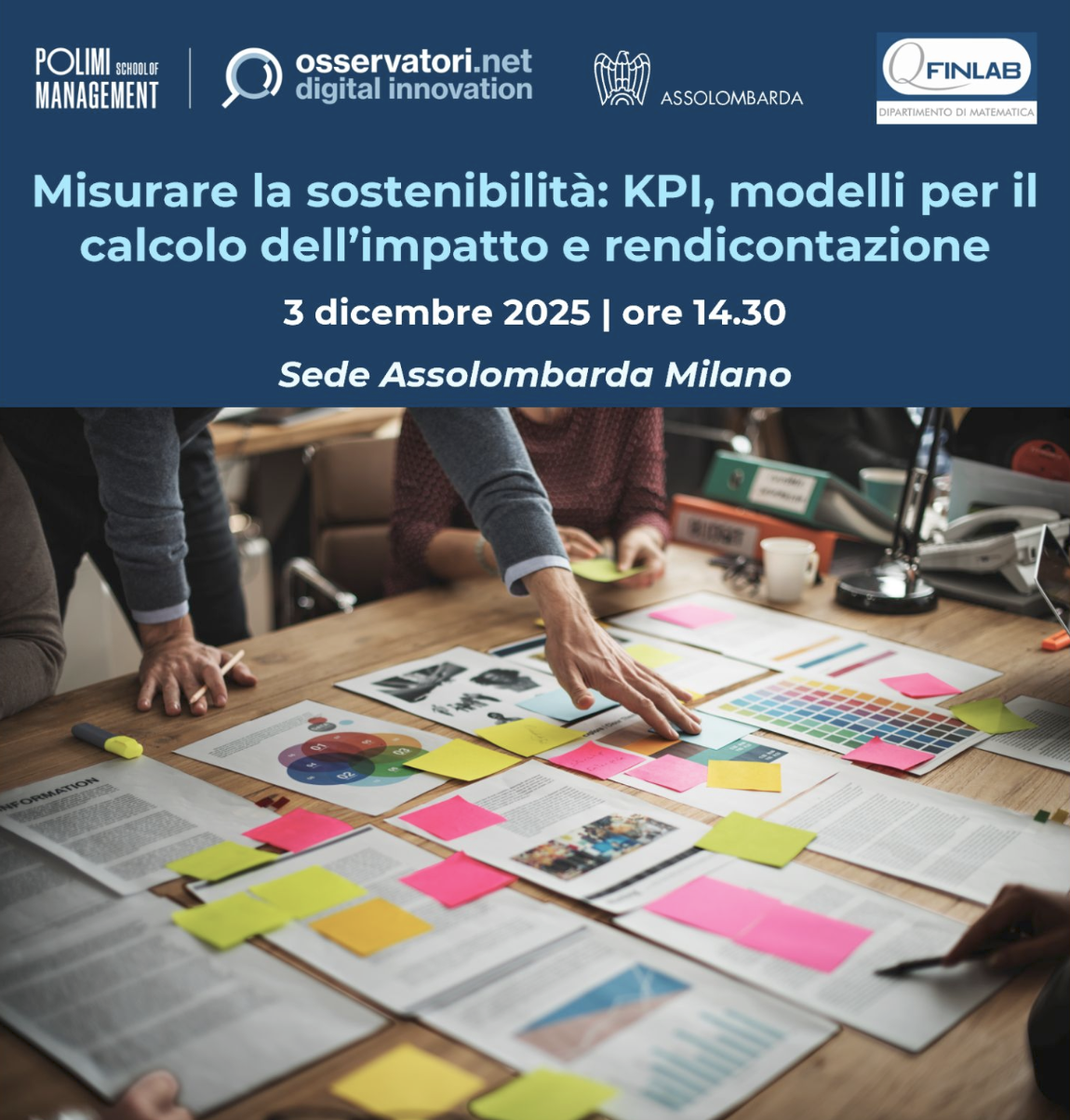 Immagine Presentazione Rapporto ESG 2025 del QFinLab